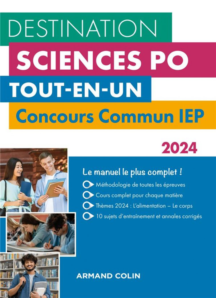 DESTINATION SCIENCES PO - CONCOURS COMMUN IEP 2024 - TOUT-EN-UN - DELARUE/GALLIX - NATHAN