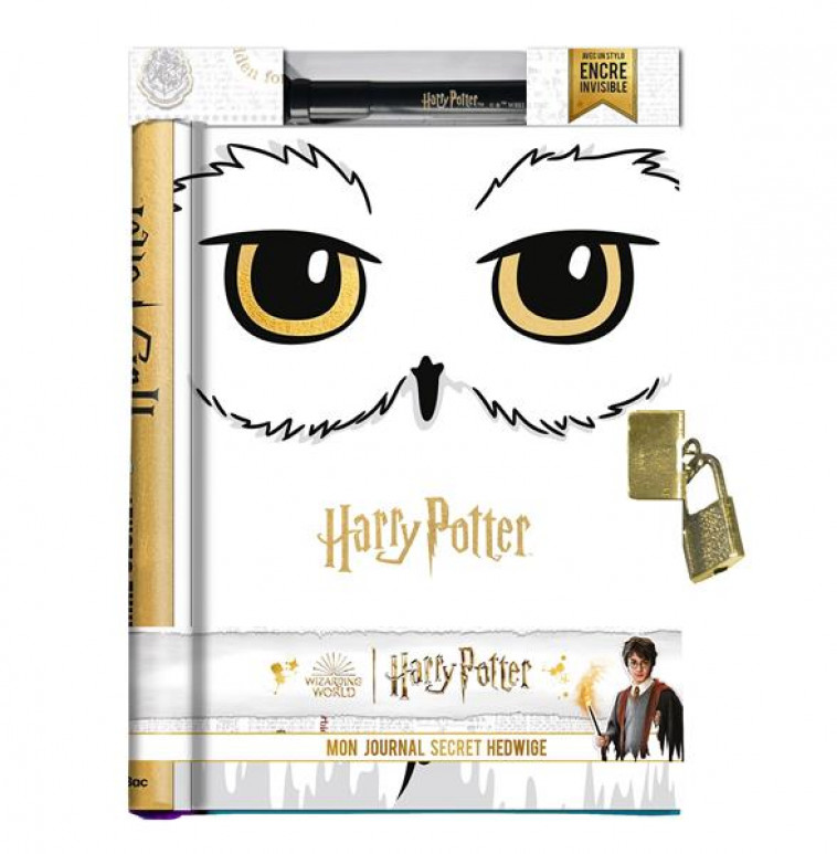 HARRY POTTER - MON JOURNAL SECRET HEDWIGE - PLAYBAC EDITIONS - NC