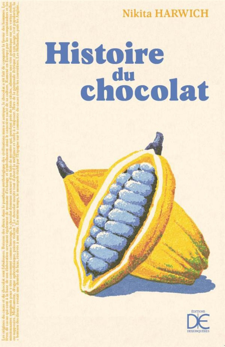 HISTOIRE DU CHOCOLAT - HARWICH NIKITA - PLUME APP