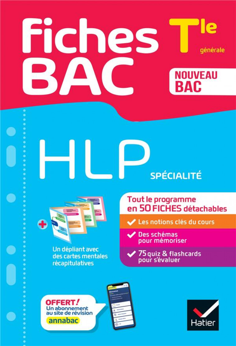 FICHES BAC HLP TLE (SPECIALITE) - BAC 2024 - TOUT LE PROGRAMME EN FICHES DE REVISION DETACHABLES - LAMOUCHE/SPIES/TOUET - HATIER SCOLAIRE