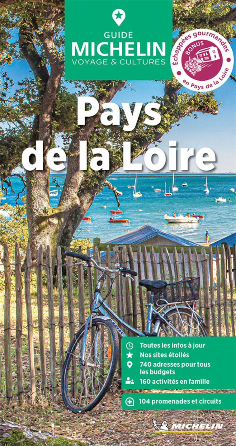 GUIDES VERTS FRANCE - GUIDE VERT PAYS DE LA LOIRE - XXX - MICHELIN