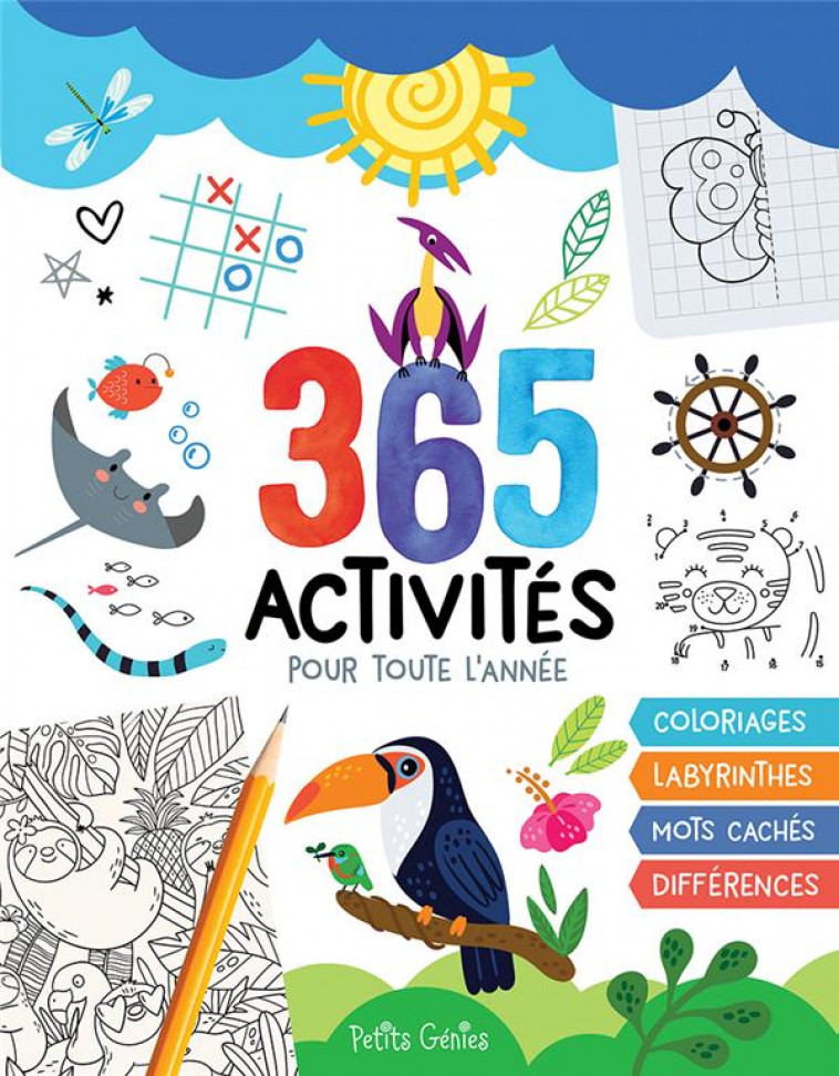 365 ACTIVITES POUR TOUTE L-ANNEE - COLLECTIF - PETITS GENIES