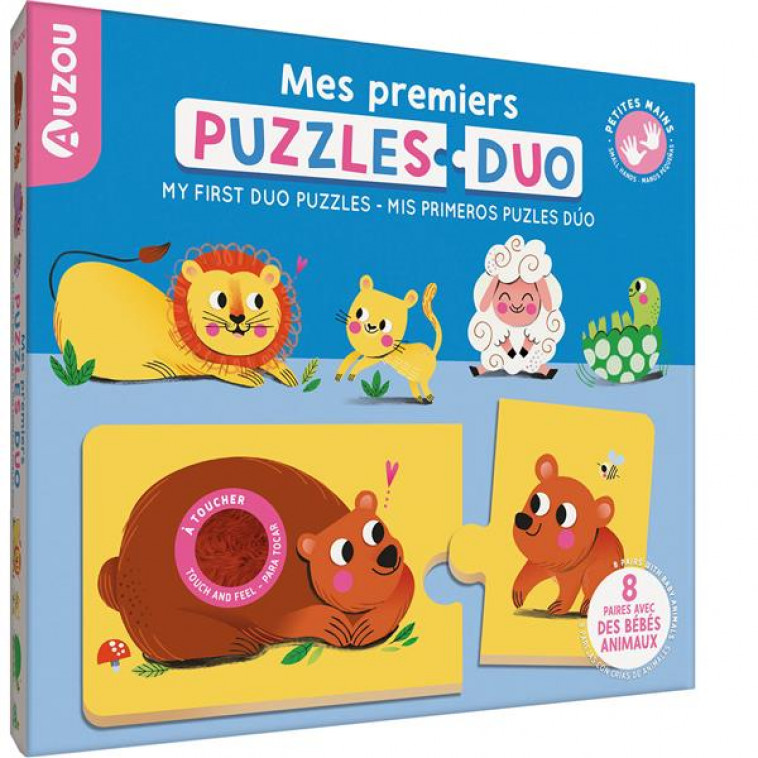 MES PREMIERS PUZZLE DUO A TOUCHER - HAJDU EDITA - NC