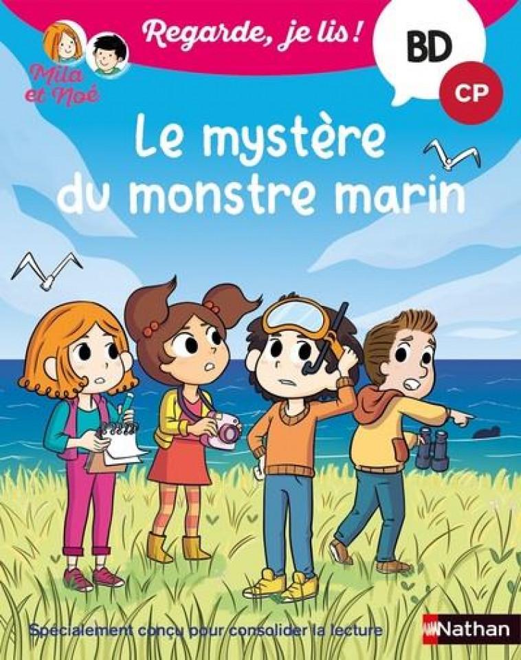 REGARDE JE LIS ! BD LE MYSTERE DU MONSTRE MARIN - BATTUT/UONG - CLE INTERNAT