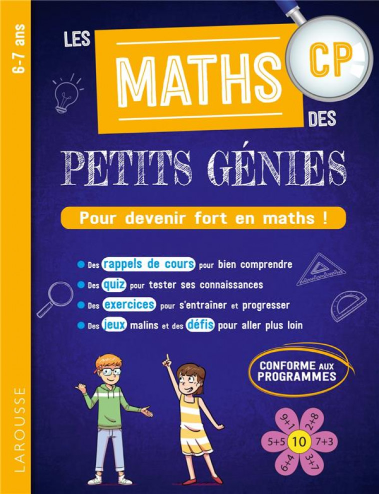 LES MATHS DES PETITS GENIES : TOUT LE CP - COLLECTIF - LAROUSSE