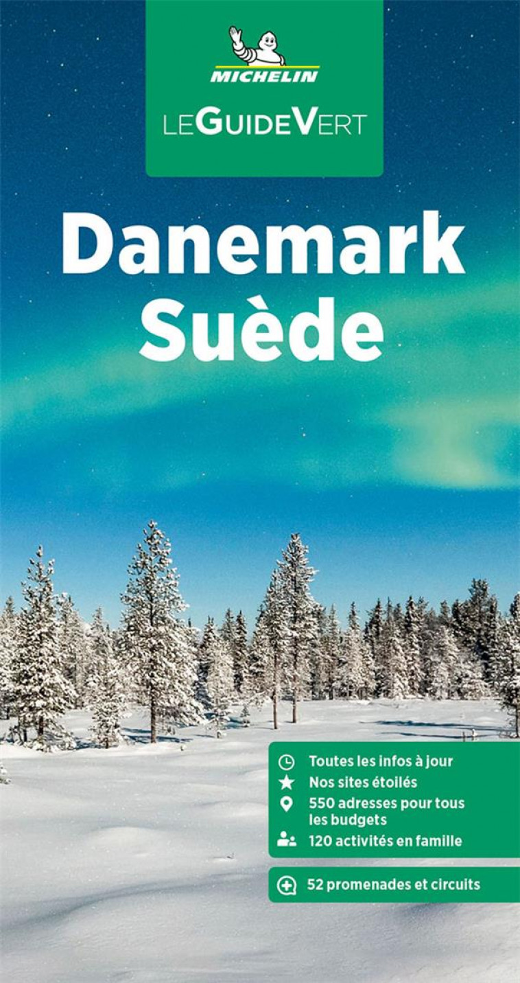 GUIDES VERTS EUROPE - GUIDE VERT DANEMARK, SUEDE - XXX - MICHELIN