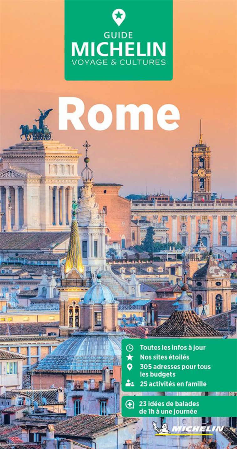 GUIDES VERTS EUROPE - GUIDE VERT ROME - XXX - MICHELIN