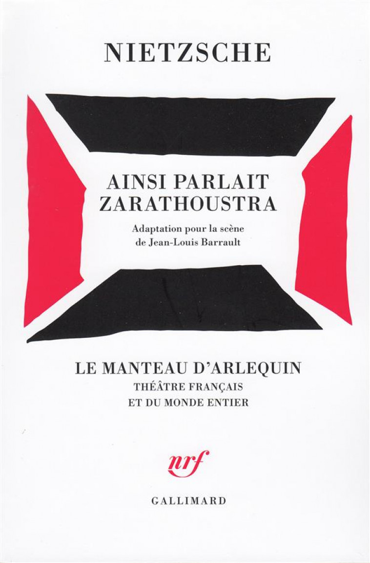 AINSI PARLAIT ZARATHOUSTRA - NIETZSCHE FRIEDRICH - GALLIMARD