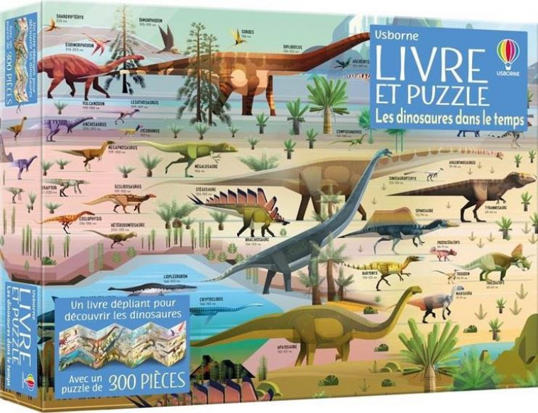 LES DINOSAURES DANS LE TEMPS - COFFRET LIVRE ET PUZZLE - FIRTH RACHEL - NC