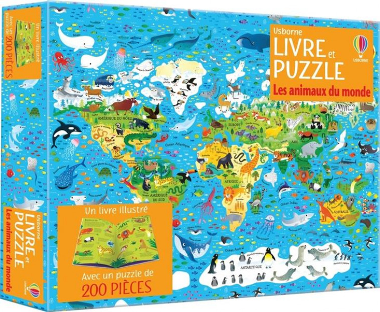 LES ANIMAUX DU MONDE - COFFRET LIVRE ET PUZZLES - DES 7 ANS - SMITH/LUCAS - NC