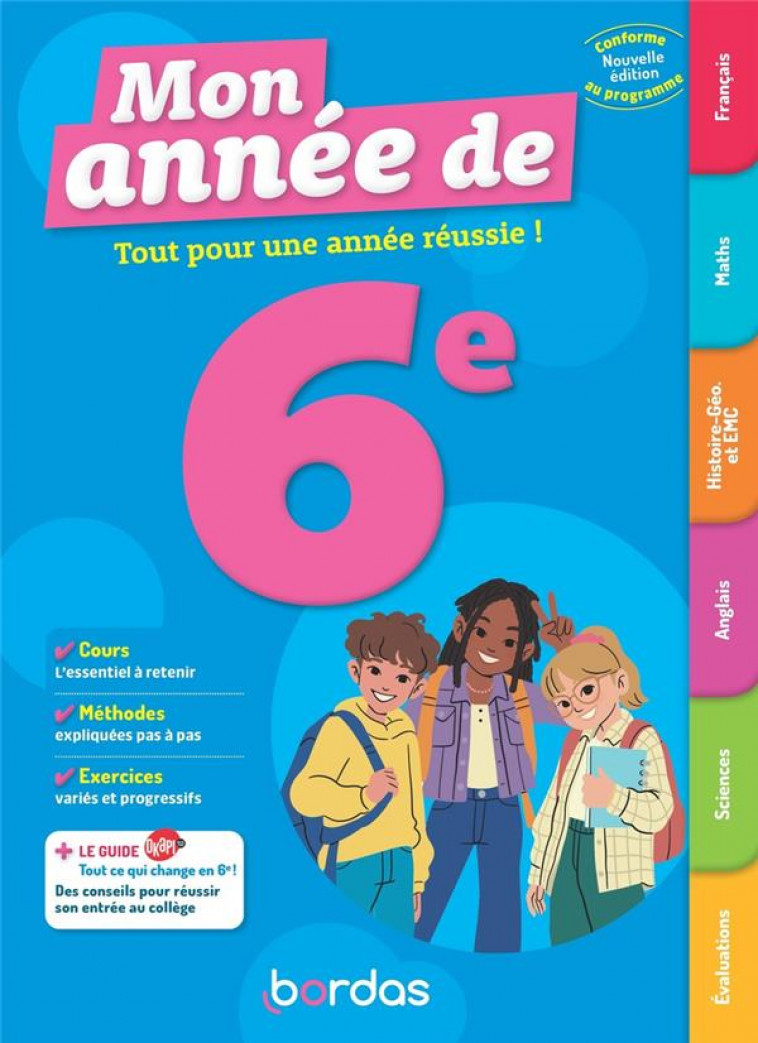 MON ANNEE DE 6E - COLLECTIF - BORDAS