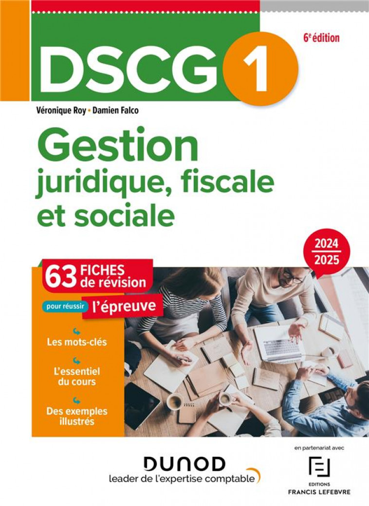 DSCG 1 - GESTION JURIDIQUE, FISCALE ET SOCIALE - DSCG 1 - 0 - DSCG 1 GESTION JURIDIQUE, FISCALE ET S - ROY/FALCO - DUNOD