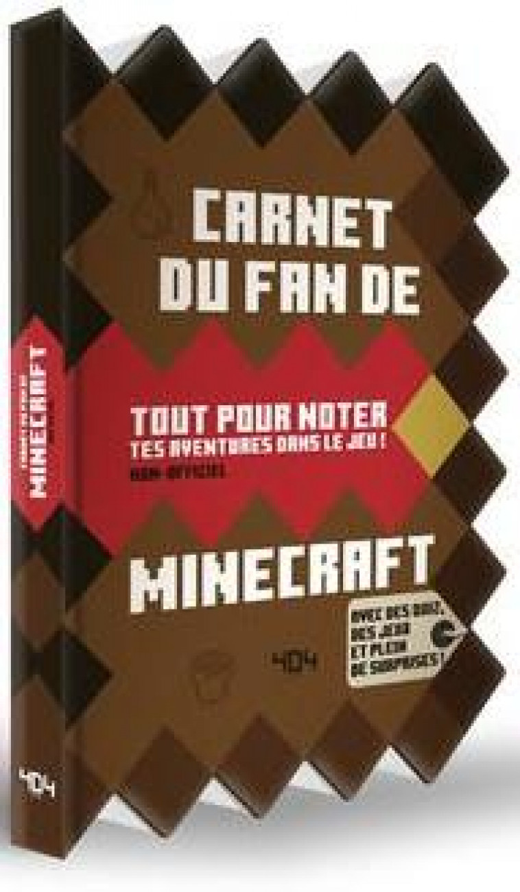 CARNET DU FAN DE MINECRAFT - COUTELLIER MARIE - NC