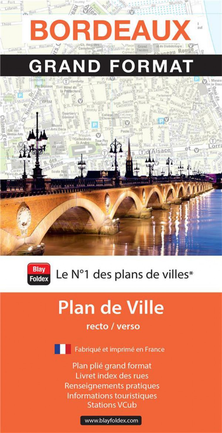 BORDEAUX PLAN GRAND FORMAT 2024 - BLAY-FOLDEX - MICHELIN