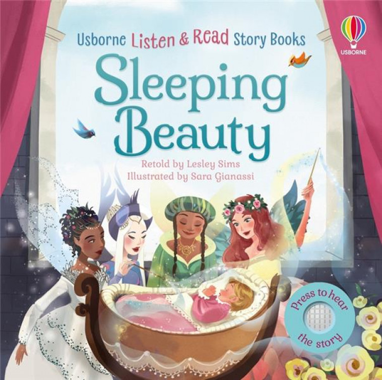 SLEEPING BEAUTY LISTEN AND READ STORY BOOK - SIMS/GIANASSI - NC