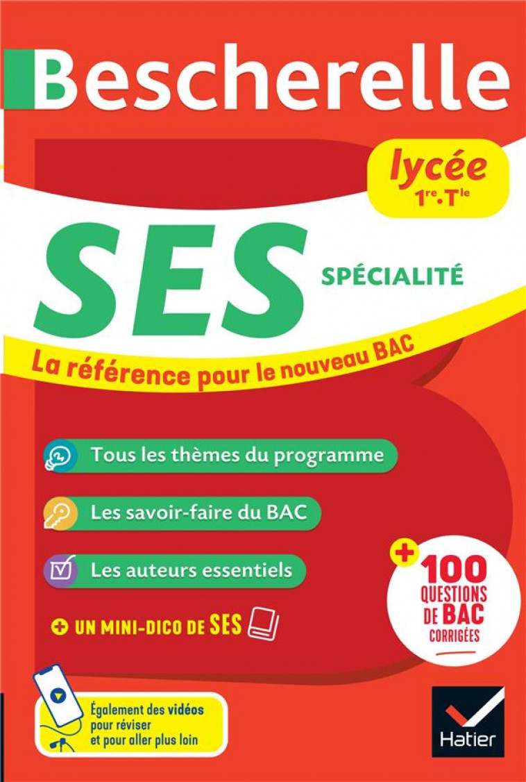 BESCHERELLE SES 1RE, TLE - NOUVEAU BAC - LA REFERENCE POUR LES ANNEES LYCEE ET LE DEBUT DES ETUDES S - CONQUER/DAUTAIS - HATIER SCOLAIRE