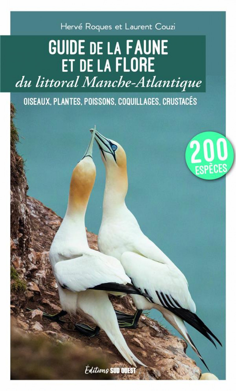 GUIDE DE LA FAUNE ET DE LA FLORE DU LITTORAL MANCHE-ATLANTIQUE. OISEAUX, PLANTES, POISSONS, COQUILLA - COUZY/ROQUES - SUD OUEST