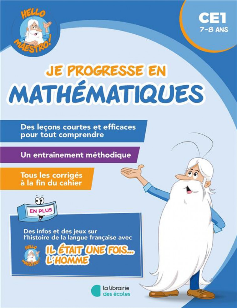 HELLO MAESTRO - JE PROGRESSE EN MATHEMATIQUES CE1 - FONTAINE/GRAVIER - LIB DES ECOLES