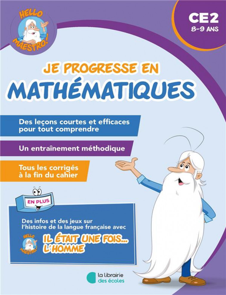 HELLO MAESTRO - JE PROGRESSE EN MATHEMATIQUES CE2 - FONTAINE/GRAVIER - LIB DES ECOLES