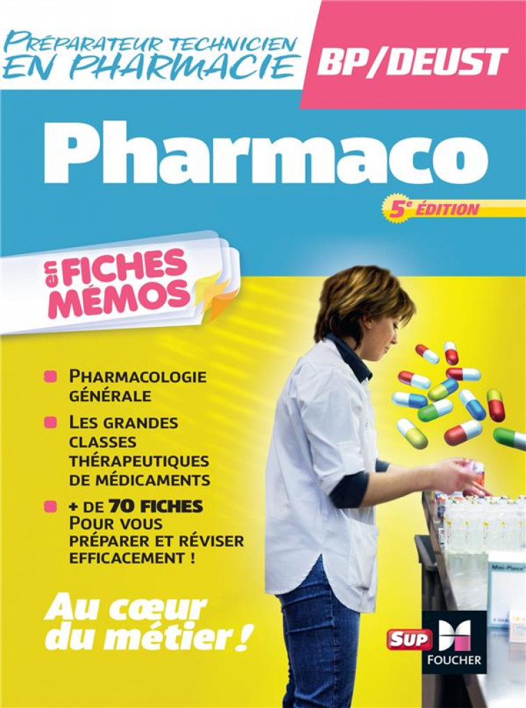 PHARMACOLOGIE - BP PREPARATEUR EN PHARMACIE 5E EDITION - LE TEXIER ANDRE - FOUCHER