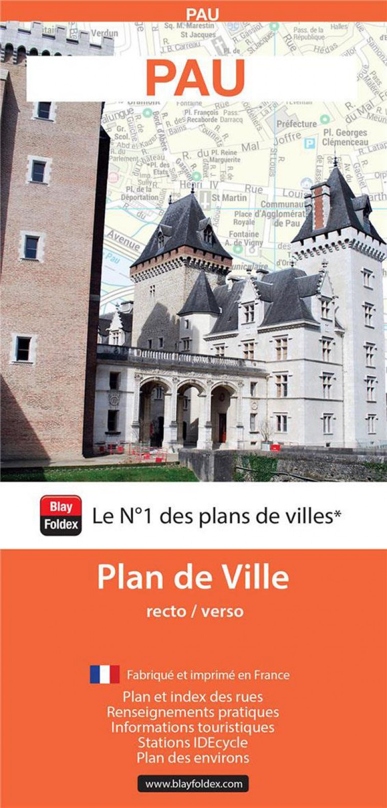 PAU 2024 - PLAN DE VILLE - BLAY-FOLDEX - MICHELIN