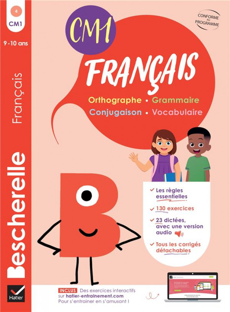 BESCHERELLE FRANCAIS CM1 - 9 ANS - MON CAHIER D-ENTRAINEMENT FRANCAIS - GAU CATHERINE - HATIER SCOLAIRE