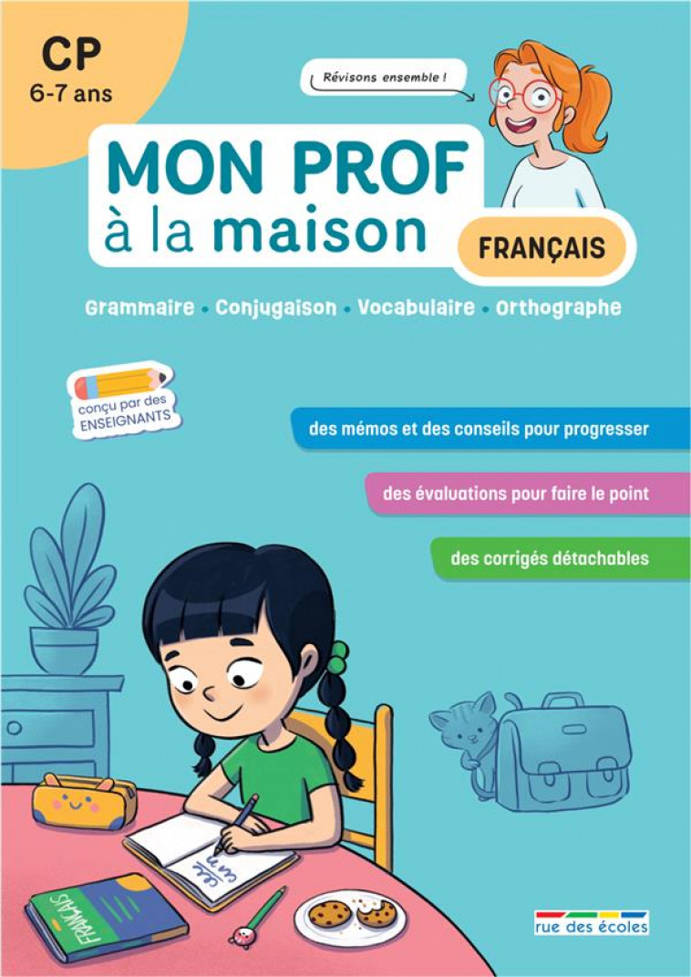 MON PROF A LA MAISON - FRANCAIS CP - GRAMMAIRE  CONJUGAISON  VOCABULAIRE  ORTHOGRAPHE - METTRA/DENOEL - ANNALES-RDECOLE