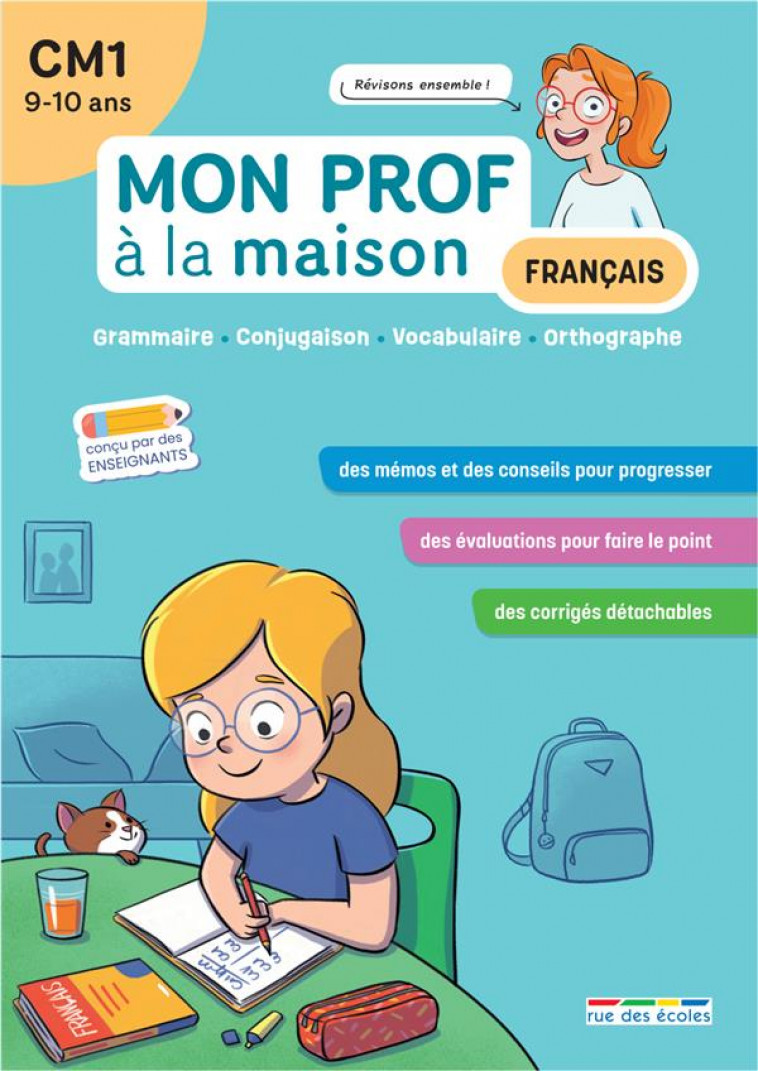 MON PROF A LA MAISON - FRANCAIS CM1 - GRAMMAIRE  CONJUGAISON  VOCABULAIRE  ORTHOGRAPHE - REMY/DENOEL - ANNALES-RDECOLE