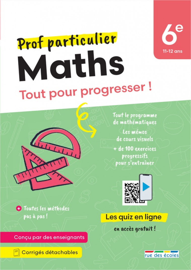 PROF PARTICULIER - MATHS 6E - TOUT POUR PROGRESSER ! AVEC DES EXERCICES INTERACTIFS ET DES PODCASTS - COLLECTIF - ANNALES-RDECOLE