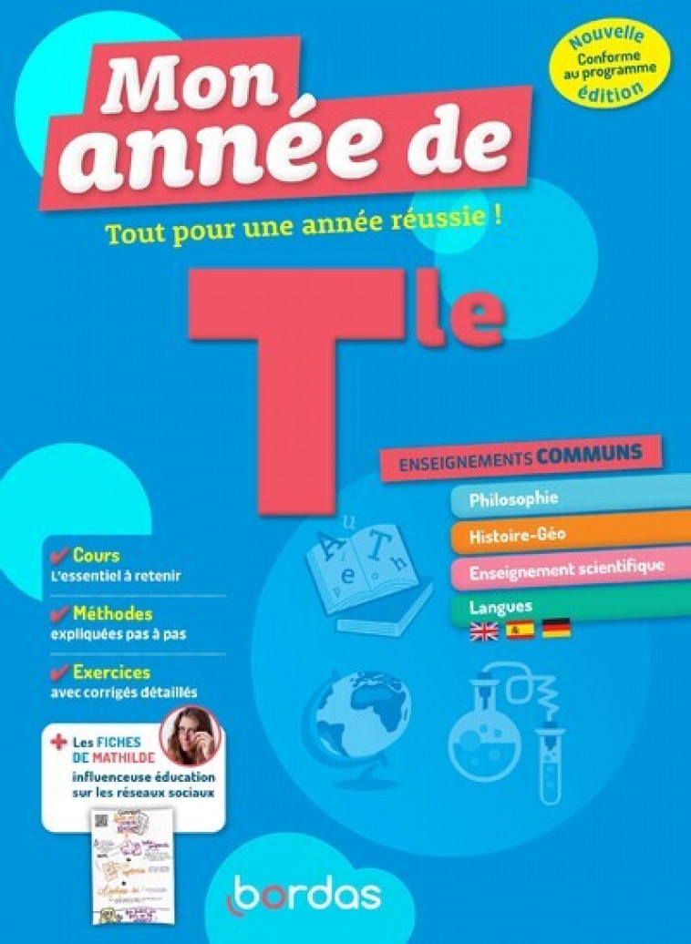 Mon Année de Tle Enseignements communs - Boissier Dominique, Coulomb Laurent, Domain Magali, Hamandjian Loïc, Piecuch Sébastien, Zielewski Bénédicte, Aoustin Fabien, Chauvel Pascal, Msihid Bernard, Schreyeck Sandrine, Chulia Jordan Alejandra, Vittecoq Cla