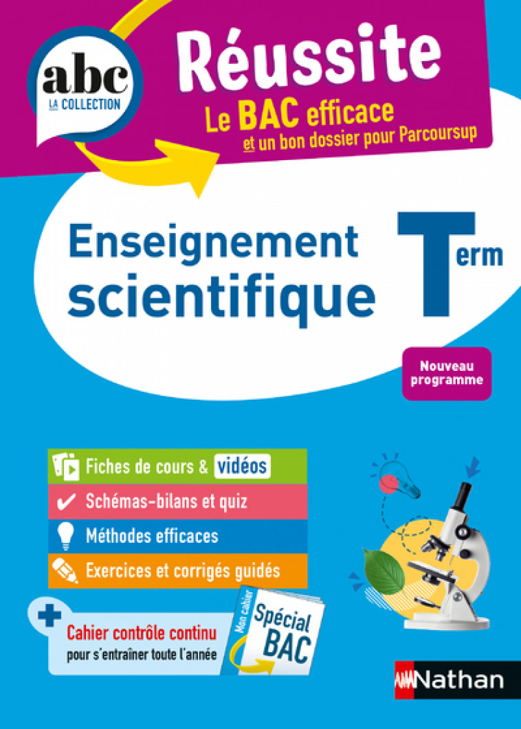 ABC du BAC Réussite Enseignement Scientifique Terminale - Marteau-Bazouni Karine, Camara Christian, Gaston Claudine - NATHAN