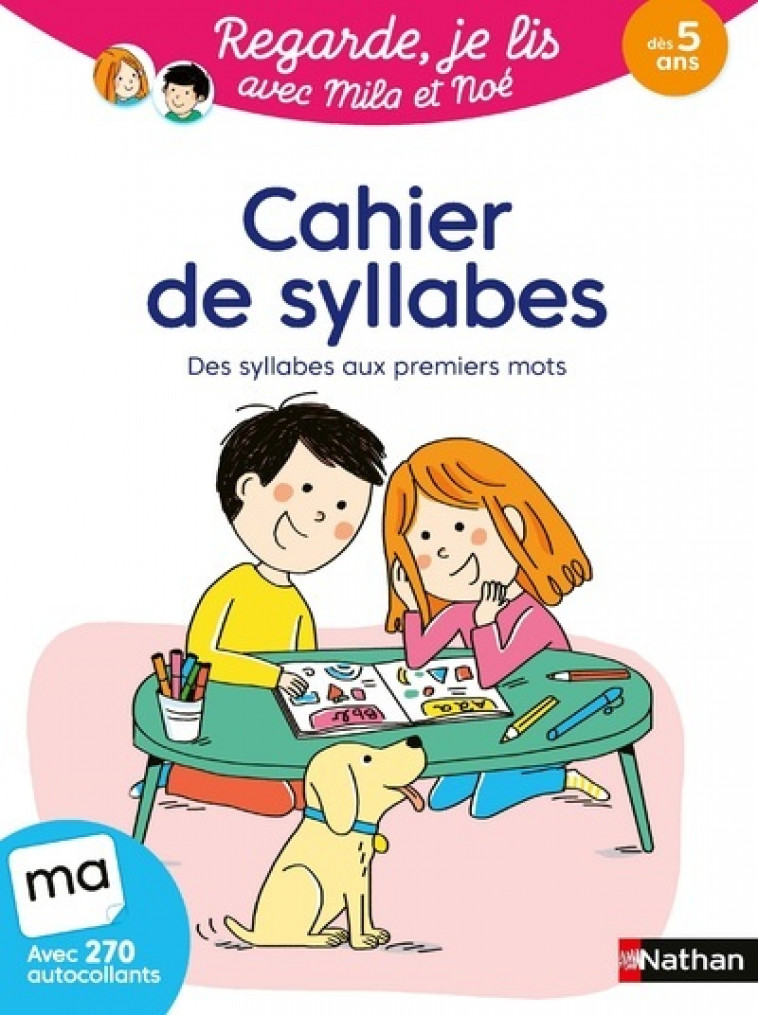 Cahier de syllabes - Regarde, je lis ! - Battut Éric, Gribouille Mary, Piffaretti Marion - NATHAN