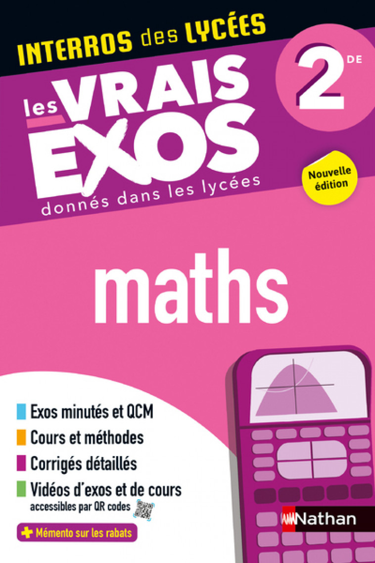 Interros des Lycées Maths 2de - Brauwere Erick de, Pasquet Stéphane - NATHAN