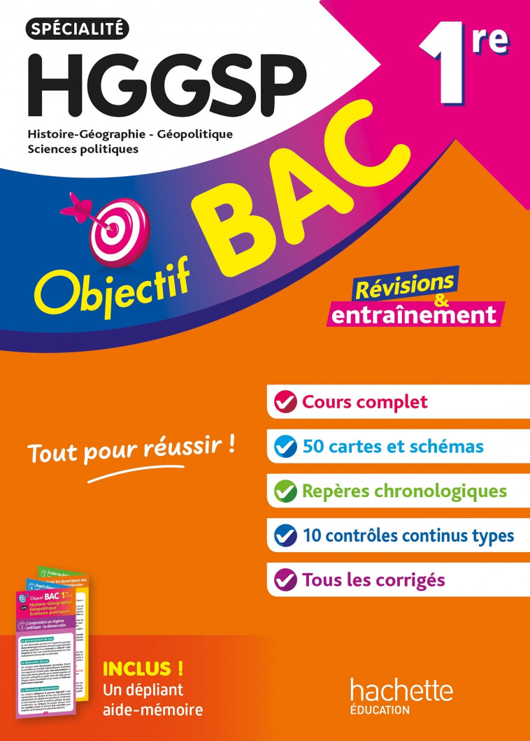 Objectif BAC 1re spécialité HGGSP - Adoumié Vincent - HACHETTE EDUC