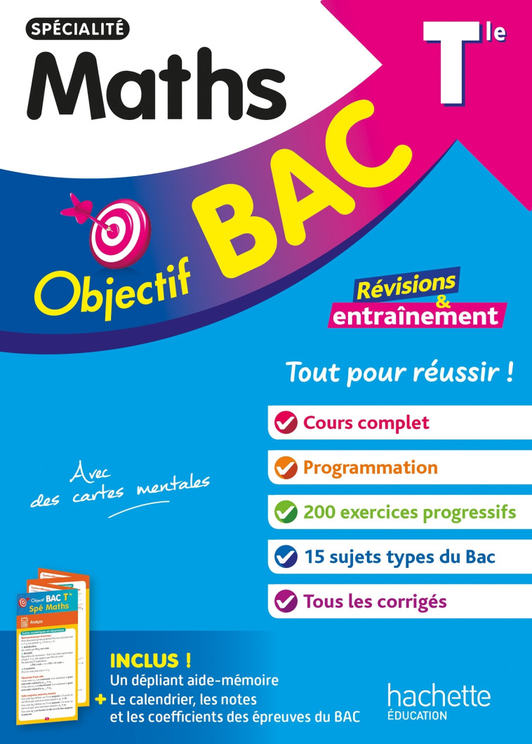 Objectif BAC Tle spécialité Maths BAC 2025 - Eric Barbazo - HACHETTE EDUC