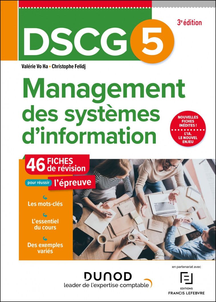 DSCG 5 Management des systèmes d'information - Fiches de révision - 3e éd. - Vo Ha Valérie, Felidj Christophe - DUNOD