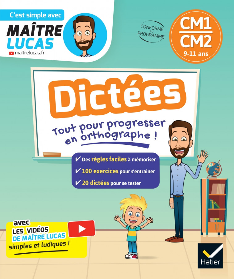 Dictées CM1-CM2 - 10-11 ans - Amram Nicole - HATIER