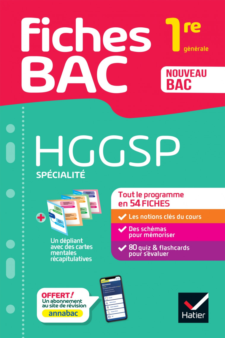 Fiches bac - HGGSP 1re générale (spécialité) - Rimbert Franck, Gaillard Cécile, Gintrac Cécile, Mercier Vanessa, van De Wandel Laurent, Vienot Frederic - HATIER