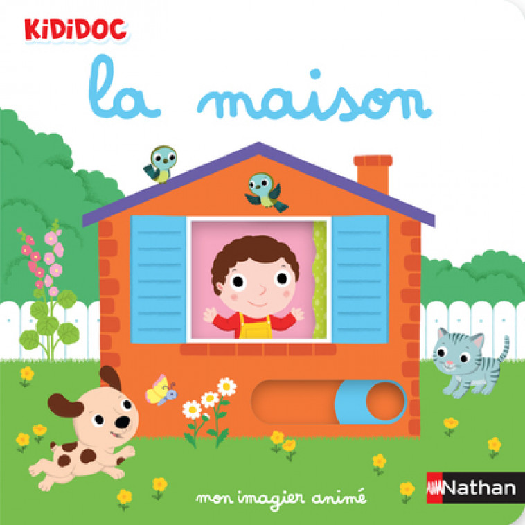 Mon imagier animé la maison - Nathalie Choux - NATHAN