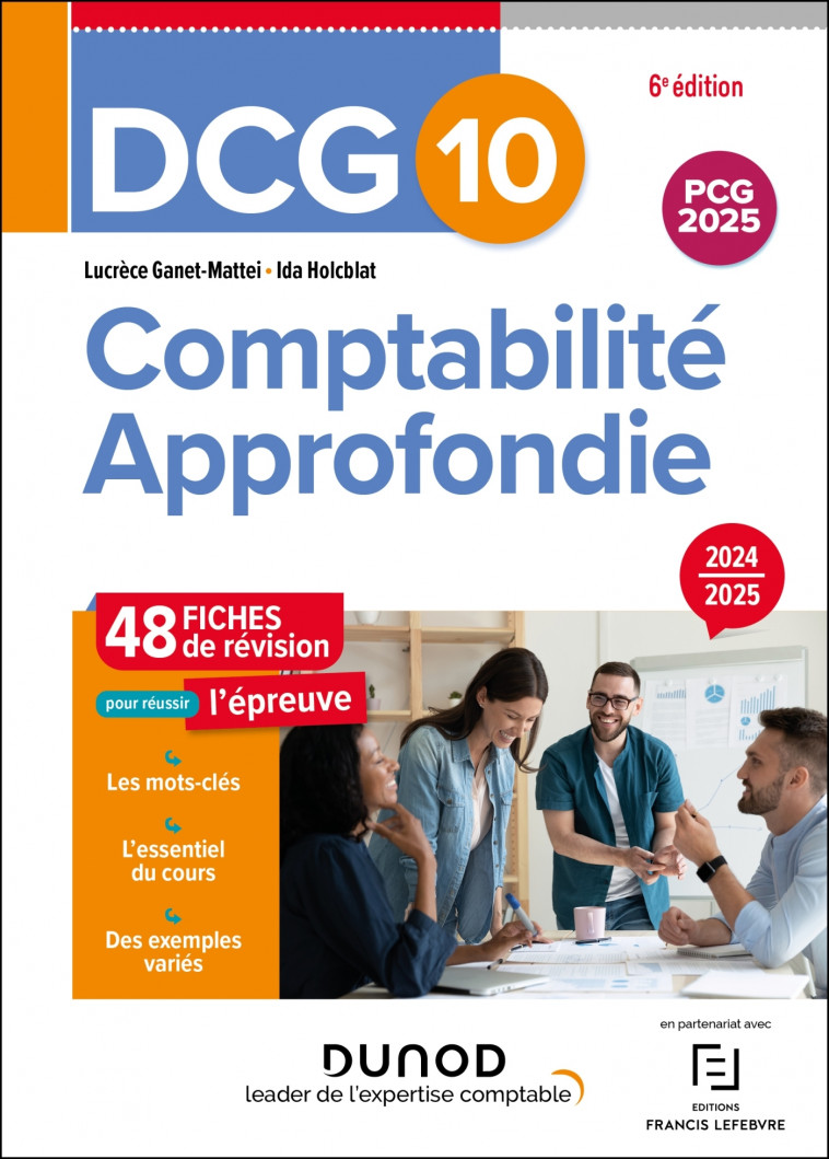 DCG 10 - Comptabilité approfondie - Fiches 2024-2025 - Lucrèce Ganet-Mattei, Ida Holcblat - DUNOD