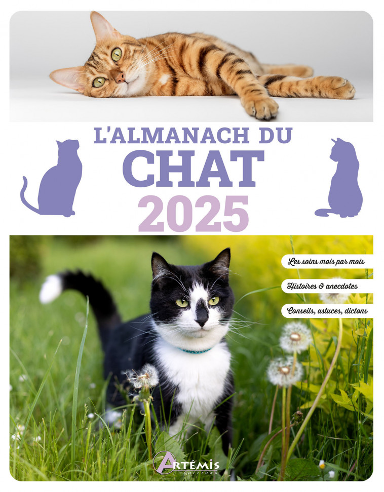 Almanach du chat 2025 - Philippe Chavanne,  PHILIPPE CHAVANNE - ARTEMIS