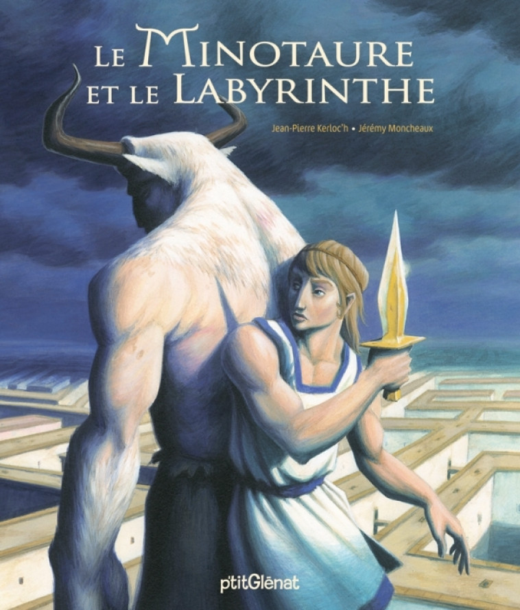 Le labyrinthe et le Minotaure - Jean-Pierre Kerloc'h, Jérémy Moncheaux - GLENAT JEUNESSE