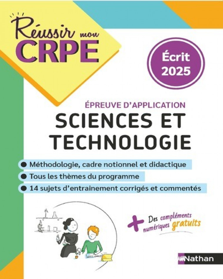 CRPE Sciences et Techno - épreuve écrite d'application - nouveau concours 2025 - Franck Douet, Dominique Lagraula - NATHAN