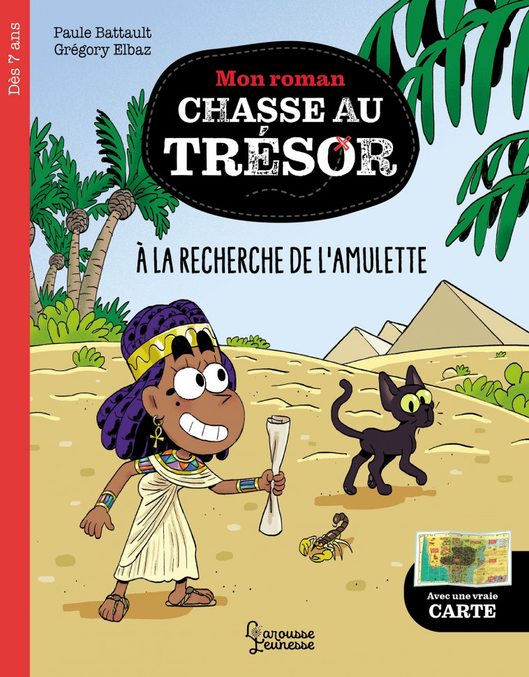 Mon roman CHASSE AU TRESOR - Paule Battault, Gregory Elbaz - LAROUSSE