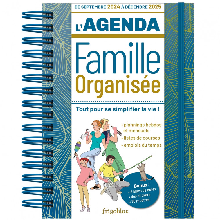 Agenda 2025 de la famille organisée ! (de sept. 2024 à déc. 2025) -   - PLAY BAC