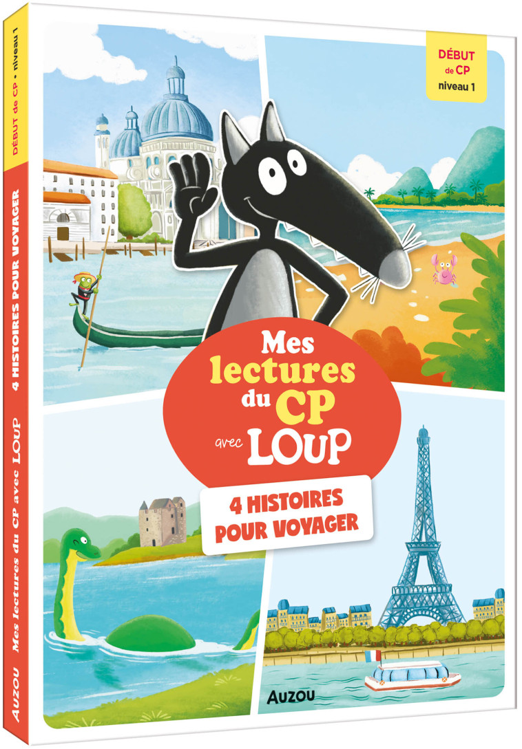 MES LECTURES DU CP AVEC LOUP - NIVEAU 1 - 4 HISTOIRES POUR VOYAGER - Orianne Lallemand, Éléonore THUILLIER, Sess Boudebesse - AUZOU