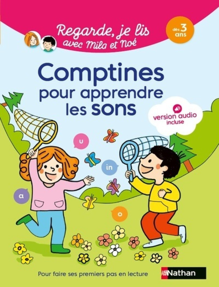 Regarde je lis, Mes comptines des lettres et des sons - Éric Battut, Nathalie Desforges, Éric Battut, Nathalie Desforges - NATHAN