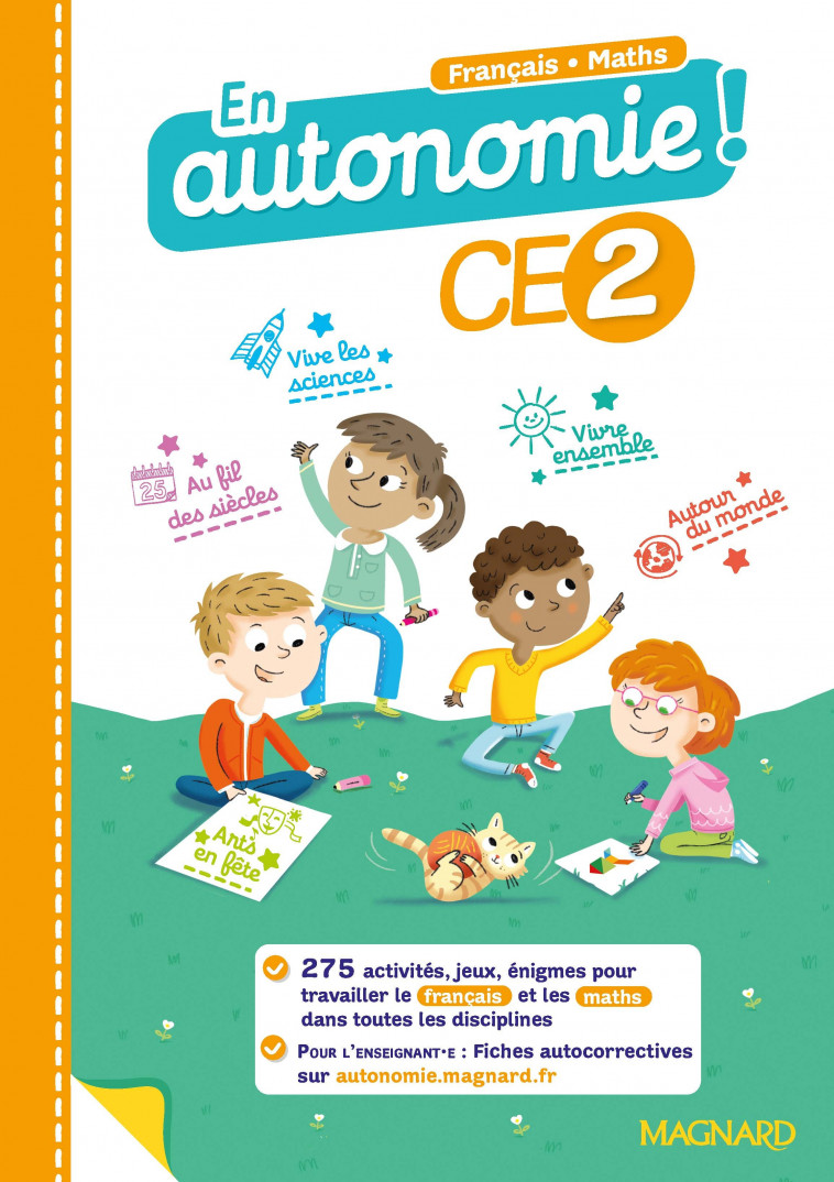 En autonomie ! CE2 (2020) - Fiches, jeux et activités en français et en maths - Stéphanie Plumet, Paul-Luc Médard - MAGNARD