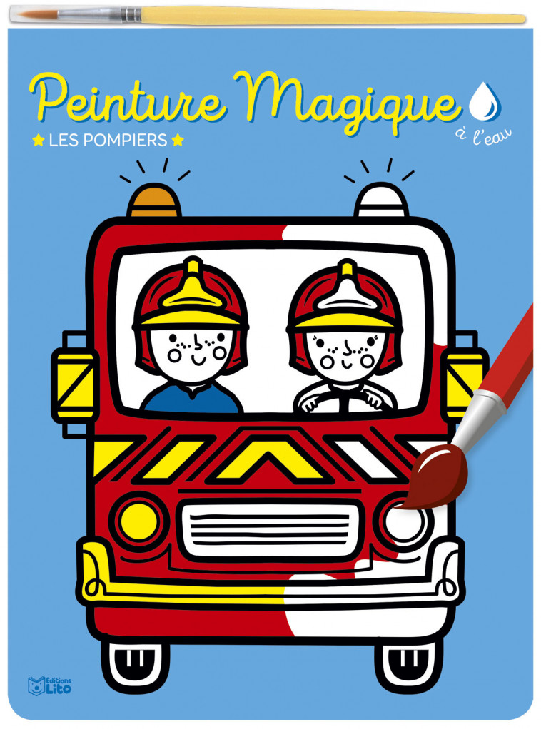 PEINTURE MAGIQUE LES POMPIERS - XXX - LITO