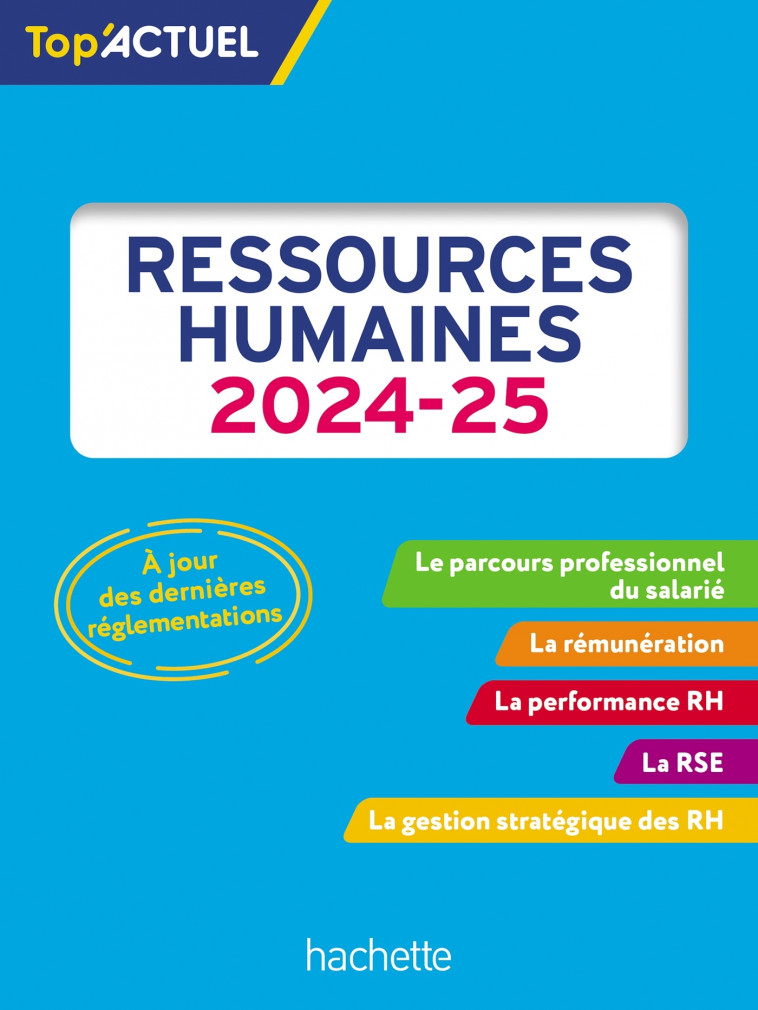 Top'Actuel - Ressources Humaines (RH) 2024-2025 - Hamza Merabet - HACHETTE EDUC